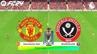 FC 24 | Manchester United vs Sheffield United - 23/24 English Premier League - PS5™ Full Gameplay