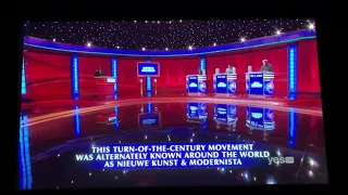 Final Jeopardy, PROFESSOR’S TOURNAMENT Day 1 - “Aesthetic Movements” (12/6/21)