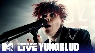 YUNGBLUD Performs “god save me, but don’t drown me out” Live! | #MTVFreshOut