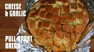 Cheese and garlic pull-apart bread