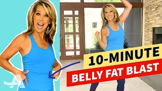 10-Minute Belly Fat Blast Workout With Denise Austin