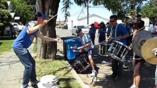 Cal-Aggie Alumni Band-uh playing Basket Case by Green Day (Dixon May Fair Parade 05.08.2010)