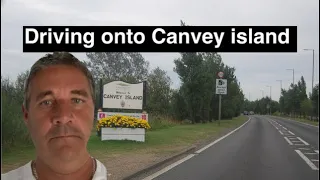 Canvey island Essex England (drive on to Canvey town centre)Canvey 2022