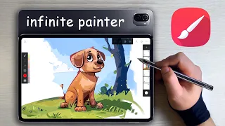 Как рисовать в Infinite Painter для начинающих.