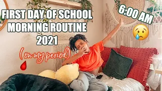 FIRST DAY OF SCHOOL MORNING ROUTINE 2021 | back to school | morning routines