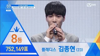 PRODUCE 101 Season 2 Ep 5 Kim Jonghyun Cut [Eng Sub]