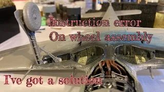 I found a big error in the Border FW 190A instructions regarding wheel assembly. My fix solution P7