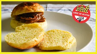 PAN de leche SIN HARINA 🔰 con 3 ingredientes [sin amasar]