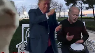 10 HOURS biden sings trump dances cat vibes ( Ievan Polkka ) deepfake