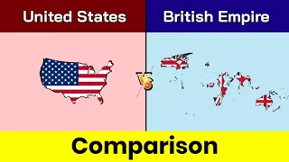 British Empire vs United States | United States vs British Empire | Comparison | Data Duck 2.o