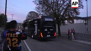 Juventus bus believed to be carrying Ronaldo departs for Udine