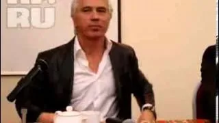 Dmitri Hvorostovsky on a Press Conference in Ufa - March 2008