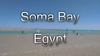 Windsurfing in Soma bay