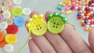 I make MANY and SELL them all ! Super genius Recycling Idea with Button