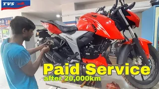 Apache 160 4v Bs6 Service Cost After 20,000 Km...