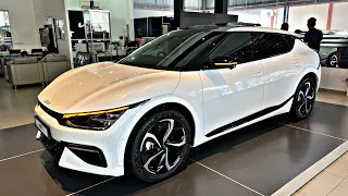 (2023) New Kia EV6 electric white colour | exterior & interior details