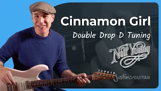 Cinnamon Girl Guitar Lesson | Neil Young - Drop D Tuning!