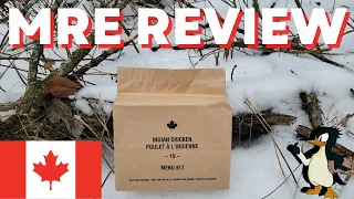 MRE Review Canadian IMP Menu 17 Indian Chicken from 2019