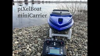 Первый piXelBoat miniCarrier. Наш ответ китайским корабликам Flytec и их собратьям.