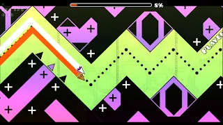 [2p W/ Lia] Geometry Dash- [Insane Demon] Arcane16 by LCynox (All coins)