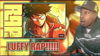 NEW LENS!!| Luffy Rap | "Who Are You" | Daddyphatsnaps (Prod by Inoue) [One Piece AMV] - REACTION