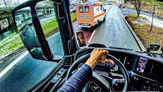 POV ASMR  Truck Driving camion/ Best job for life and travel/MAN TGX / Simulator