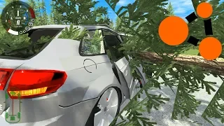 DID NOT NOTICE THE FALLEN TREE │ BeamNG.drive