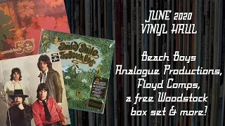 JUNE 2020 VINYL HAUL: Beach Boys Analogue Productions, Floyd Comps, a free Woodstock box set & more!