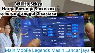 Beli hp bekas Oppo Reno 8t cuman 2jtaan!! | Oppo Reno 8t gaming test mobile Legends