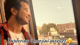 Itni pagalpanti Kon Karta hai😂 /Exploring sarojini market