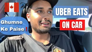Uber Eats Delivery in Canada | One Hour Earning ? 🇨🇦