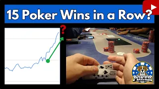 Can We Win 15 Straight Poker Sessions? Tough Multi-Way Spots + Action Player on Fire | Vlog 21