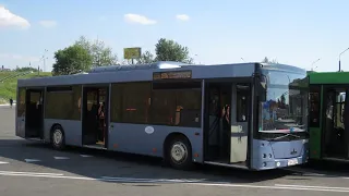 автобус Минска МАЗ 203 067 гос номер АМ 2006-7 марш 160а