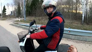 КТО БЫСТРЕЕ? #10. Yamaha Gear vs Honda Tact 30