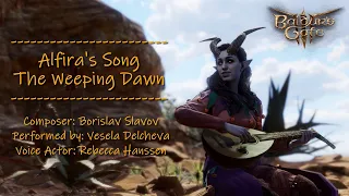 Baldur's Gate 3 EA - Alfira's Song: The Weeping Dawn (1 hour Loop with Lyrics)