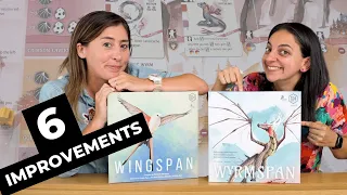Six Ways Wyrmspan Improves Upon Wingspan (for our tastes!)