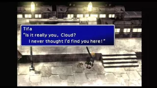 Cloud and Tifa Meet Again After Years Apart FFVII Original Game