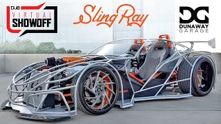 Dunaway Garage's “Slingray” 4 Wheel Conversion Slingshot | VIRTUAL SHOW OFF