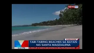 Tabi-tabing beaches sa bayan ng Santa Magdalena