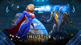 Injustice 2 - Power Girl Vs. Black Lightning