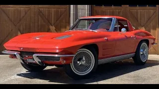 1963 Chevy Corvette Stingray - Classic Muscle Cars - Introduced 1963