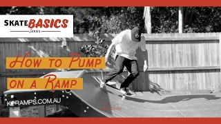 How to Pump in Transition on a Skateboard - Skate Basics - Generating Speed on Mini Ramp