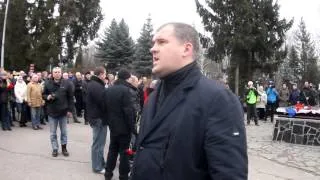 Прощание с активистом Евромайдана Владиславом Зубенко