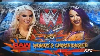 Sasha Banks VS Alexa Bliss [Summerslam 2017] (WWE 2K17)