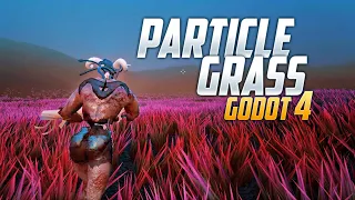 Godot 3/4 Particle Shader to Make 'Wandering' Grass With (Or Other Foliage)