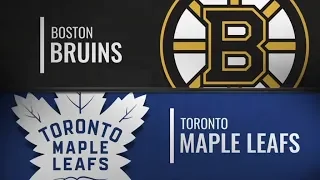 Bruins vs Maple Leafs   Nov 26,  2018