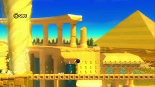Sonic Lost World Wii U Playthrough - Desert Ruins Zone 4