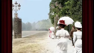 A Walk in a Paris Park - c.1900 Footage Restored to Life [V.2.0]