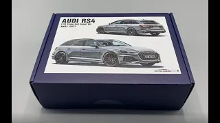 Unboxing Alpha Model Audi RS4 Avant