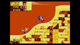 sonic 2 Restored Zones - I Restored sandopolis act 1 in 50%